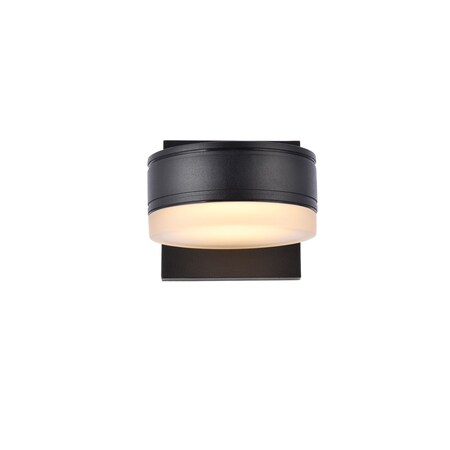Living District Raine Integrated Led Wall Sconce In Black LDOD4013BK